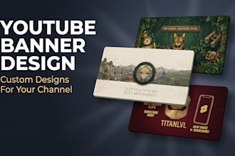 create a unique youtube banner for your channel