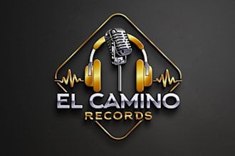 create custom logo for dj band music or any business
