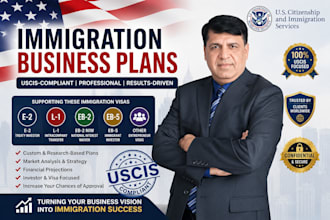 create a uscis compliant business plan for immigration visas