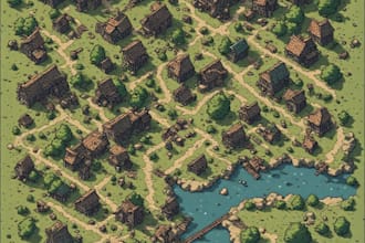 create a custom map for a world, city, town, or dungeon
