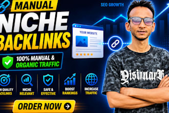 build manual niche relevant contextual backlinks