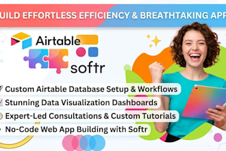 professionally setup airtable database airtable automation convert to softr app