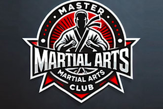 design fighting boxing martial arts team or club logo design