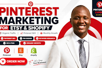 manage pinterest marketing for your etsy and shopify traffic growth and sales