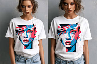 design custom typography t shirt and graphic t shirt