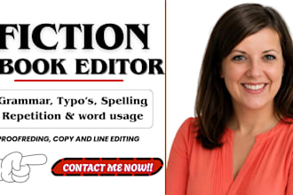 proofread science fiction, romance book editor, fantasy line editing