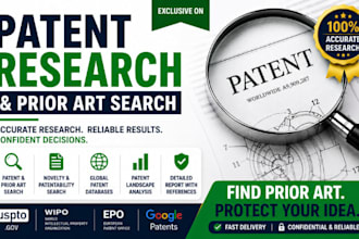 provide professional patent research and prior art search