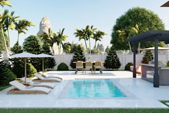 do backyard landscape design, pool, garden, patio