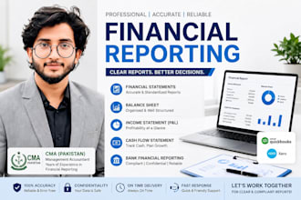 prepare income statement, balance sheet and cash flow for tax filling and notes