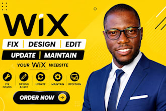 fix wix website issues design edit update and maintain your wix website redesign