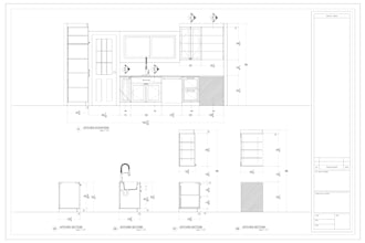 do kitchen drafting and cabinet shop drawings in autocad