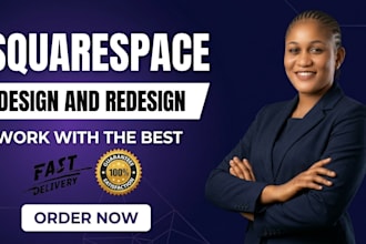 build squarespace website or redesign squarespace website