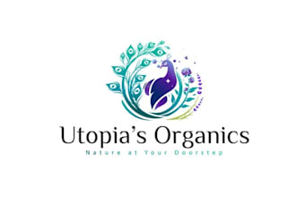 design powerful modern logo for a new organics company