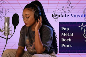 be your female session vocalist for folk country metal and custom songs