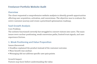 audit your website and provide recommendations using ai