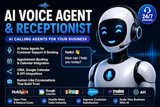 build an ai voice agent to answer calls and book appointments