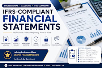 prepare ifrs compliant financial statements, notes and annual reports