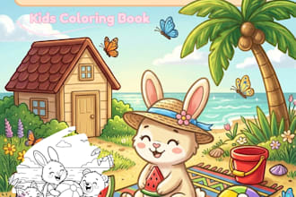create cute printable coloring pages and coloring books for kids