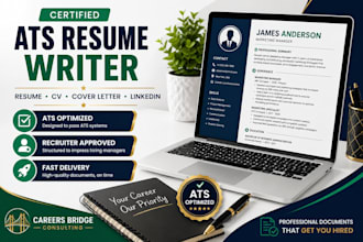 be your ats resume writer, resume, CV and linkedin expert