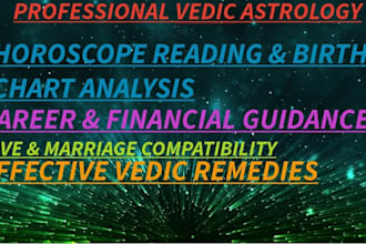 do accurate vedic astrology reading and horoscope consulting