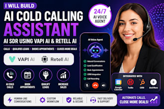 build ai cold calling assistant and ai sdr using vapi ai and retell ai
