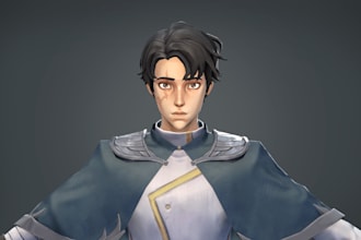 create 3d stylized character models for your game
