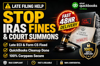 fix late singapore pte ltd eci, form cs tax in quickbooks to avoid iras fines