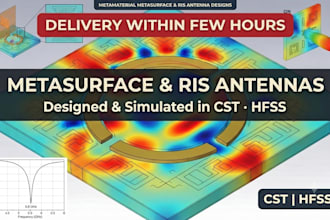 design metamaterial metasurface and ris antennas in cst hfss