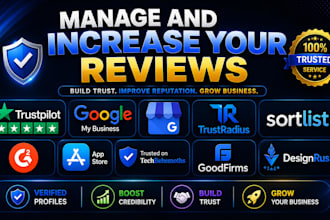 online positive reputation management clutch g2 gmb bbb goodfirms capterra ORM