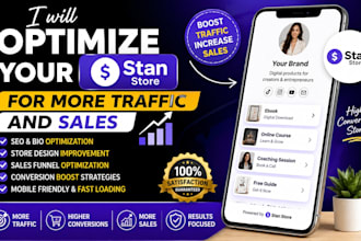 optimize your stan store for more traffic and sales