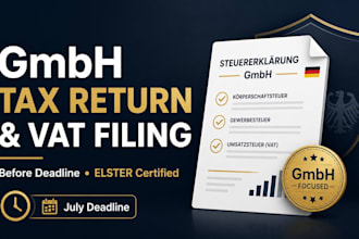 do gmbh corporate tax return german vat, bookkeeping before july deadline