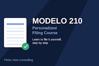 teach you to file your yearly modelo 210 property tax return in spain
