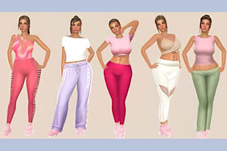 create custom second life avatar clothing virtual fashion marvelous design