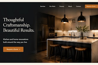 build a service business website with quote and intake forms