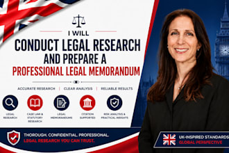 conduct legal research and prepare a professional legal memorandum
