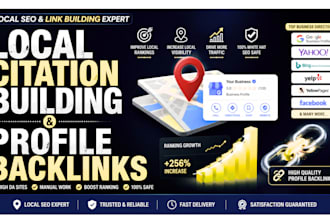 build high authority local citations and profile backlinks