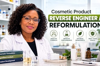 reverse engineer and optimize your cosmetic products