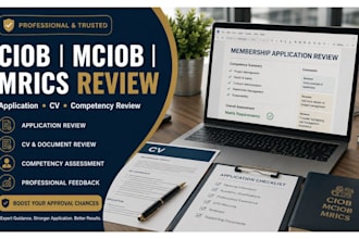do professional ciob mciob mrics application review