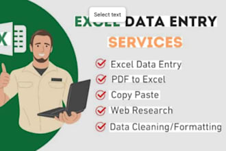 clean, format, merge, split excel data