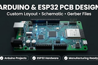 create professional pcb layout for arduino and esp32 projects