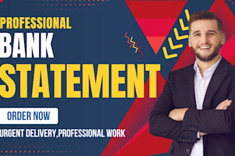 convert bank statement into financial statement