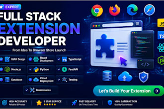 develop firefox edge brave opera browser extensions and automation solution