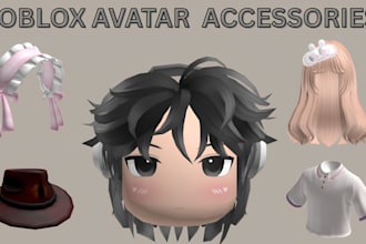 create custom roblox ugc accessories avatar item character model ready to upload
