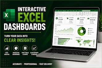 create interactive excel dashboards and reports