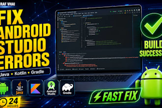 fix android studio errors gradle issues java and kotlin bugs