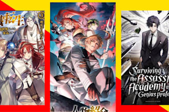 light novel illustration, anime cover art, manga style character illustration