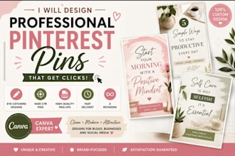 design attractive pinterest pins using canva