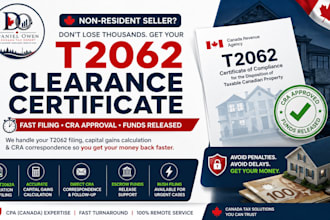 file your overdue canada t2062 non resident tax clearance to release your funds