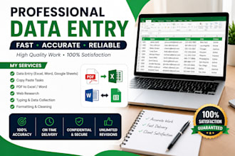 do data enty,copy typing and web research