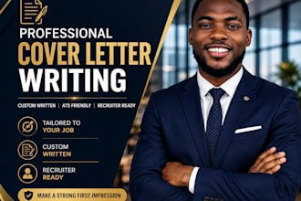 write a professional ats friendly cover letter